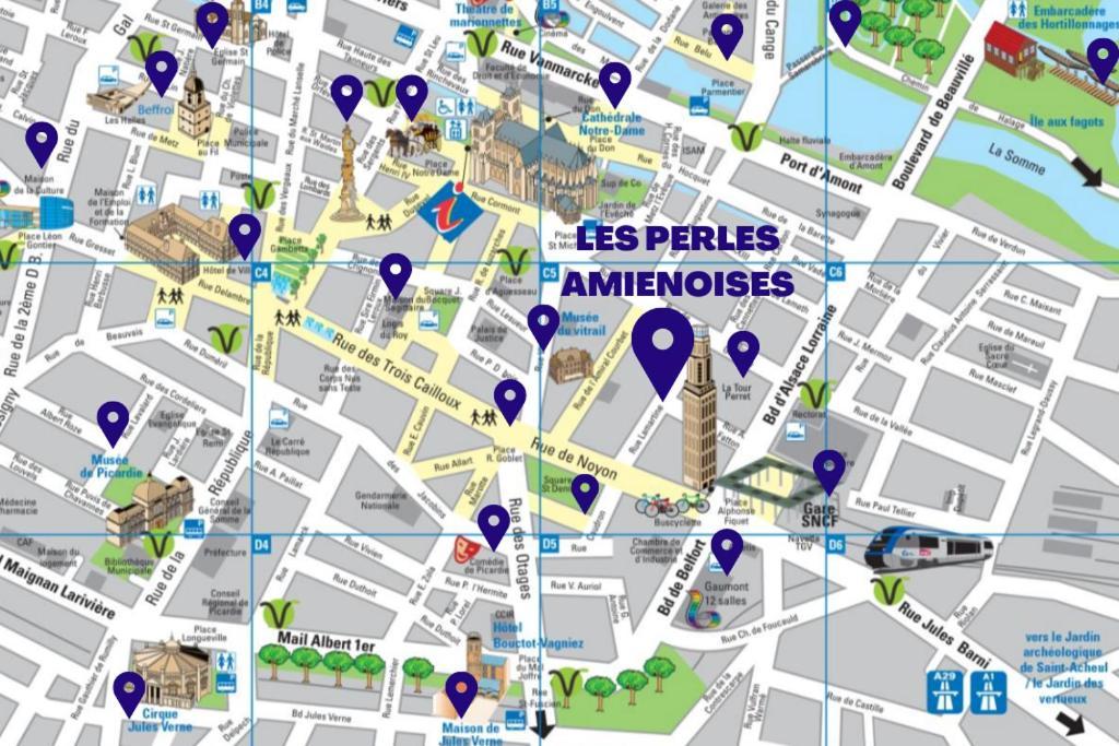 Les Perles Amienoises✩Black Pearl☆Hyper Centre☆ Amiens Bagian luar foto